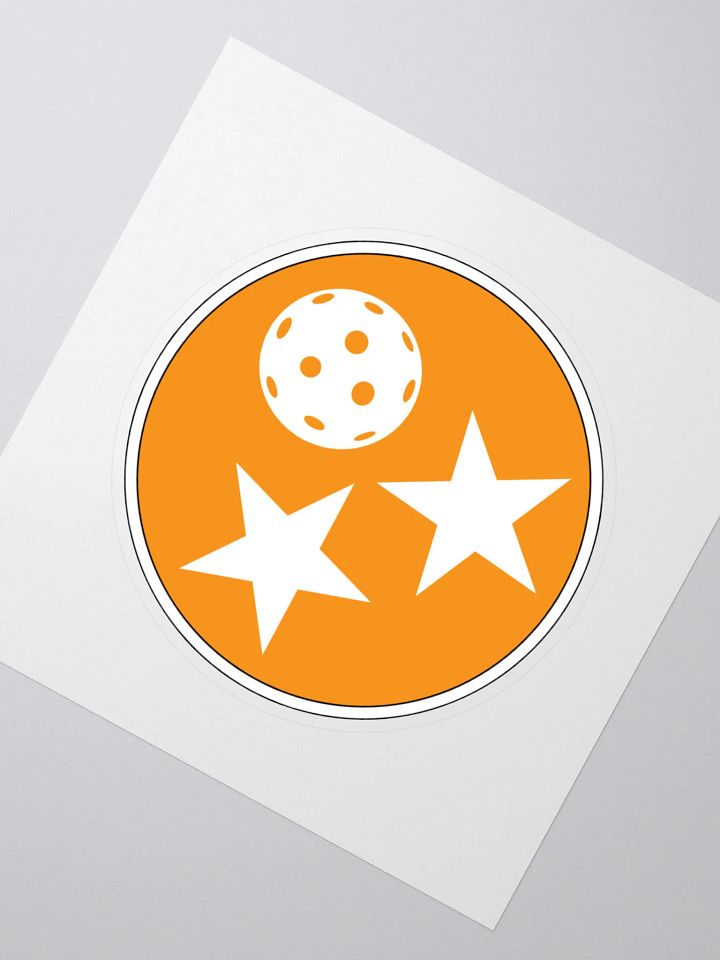 Pickleball Tri Star Sticker product image (2)
