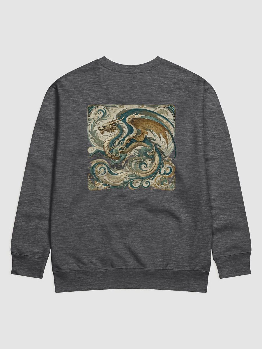 Majestic Western Dragon Art Nouveau Long Sleeve Shirt product image (10)