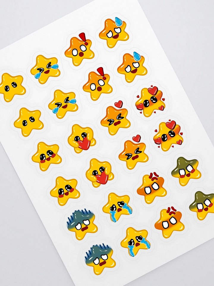 Expressive Mini Star Sticker Sheet product image (1)