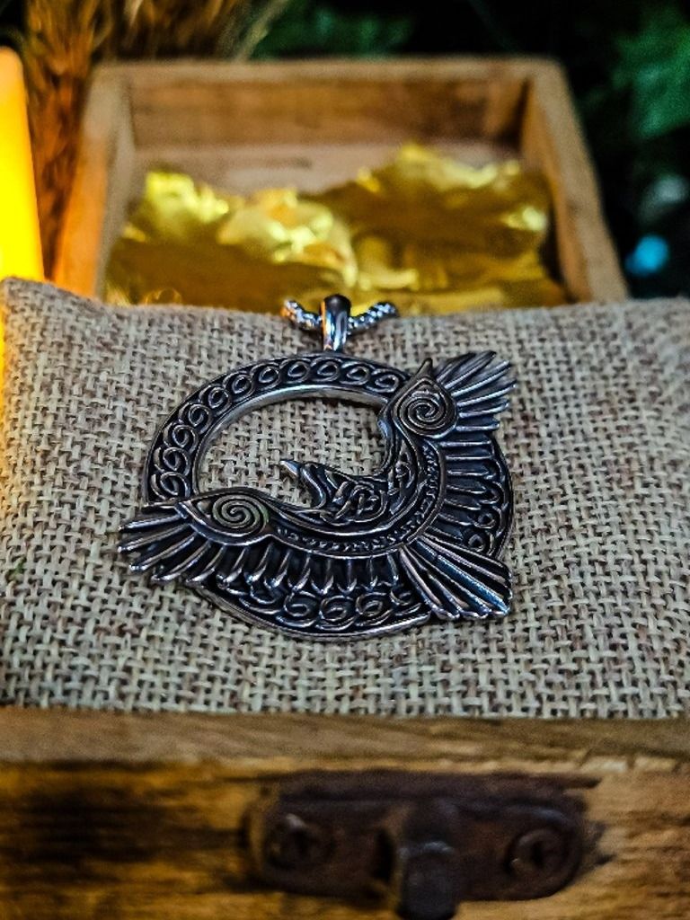 The Armored Kingdom Flight of the Ancient Raven Necklace product image (3)