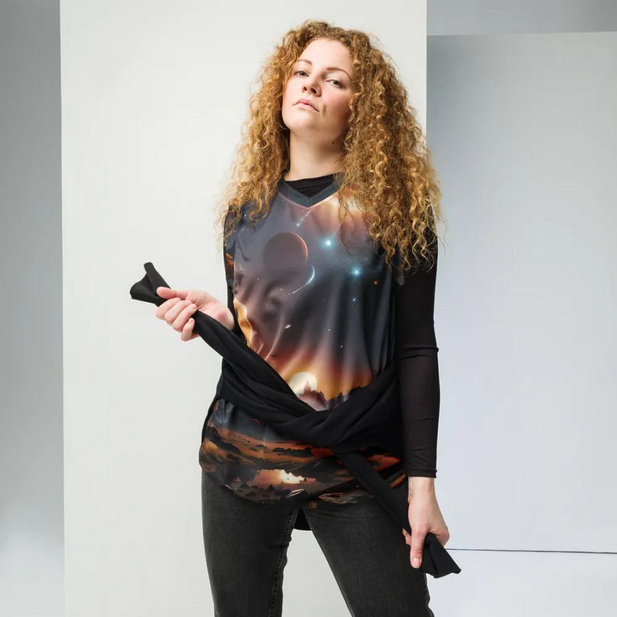 Harmony Reverie All-Over Print Basketball Jersey product image (6)