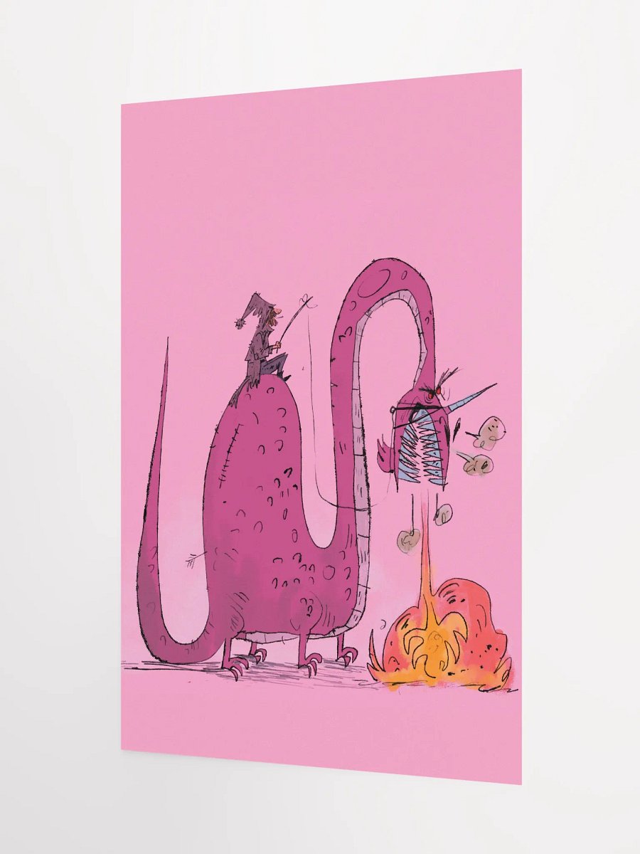 poster- angry dragon product image (3)