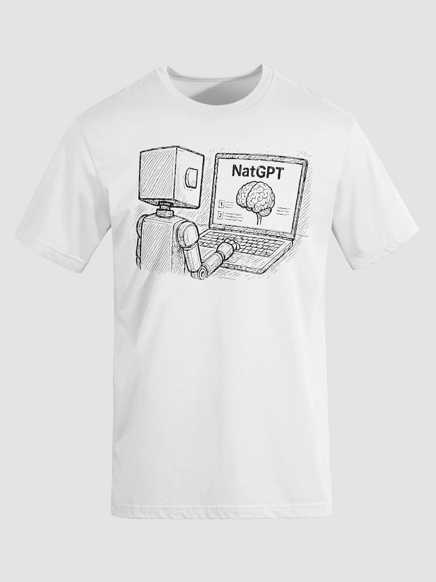 NatGPT: Check Important Info - White Tee product image (8)