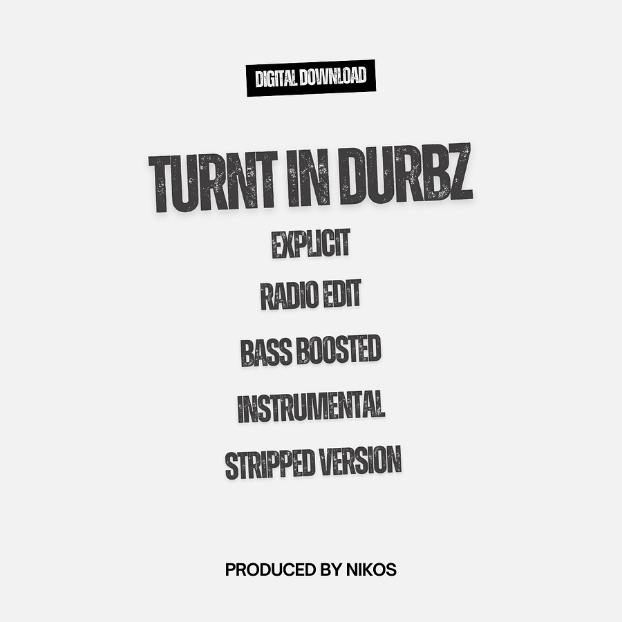 Turnt in Durbz - Digital product image (2)