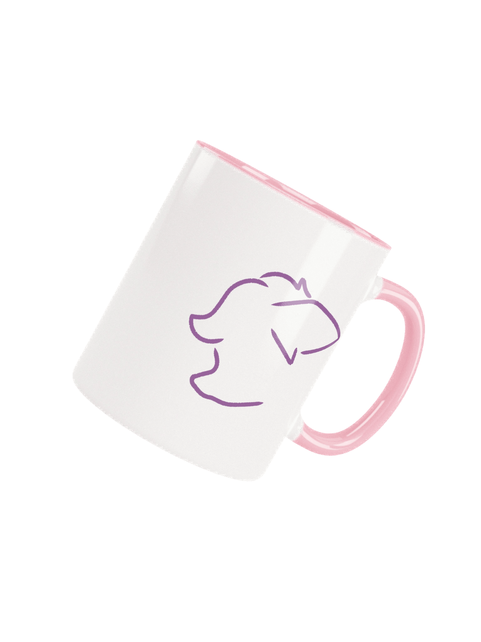 Rayne white & pink mug product image (4)
