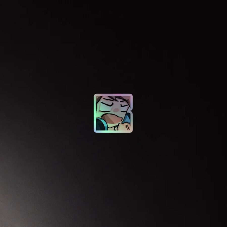 Chaabbz Mad Holographic Emote Sticker product image (4)