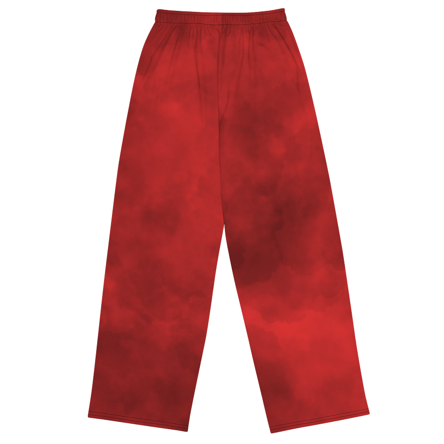 Cosmic Comfort Wide-Leg Pants Red product image (3)