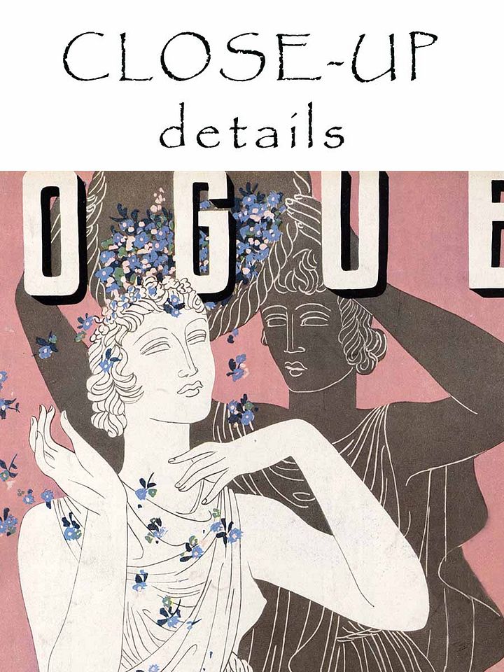 Vintage Vogue Cover February, 1922 by Eduardo Garcia Benito product image (2)