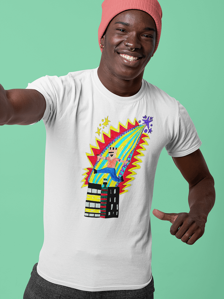 Abstract Leap of Faith Unisex T-Shirt product image (2)