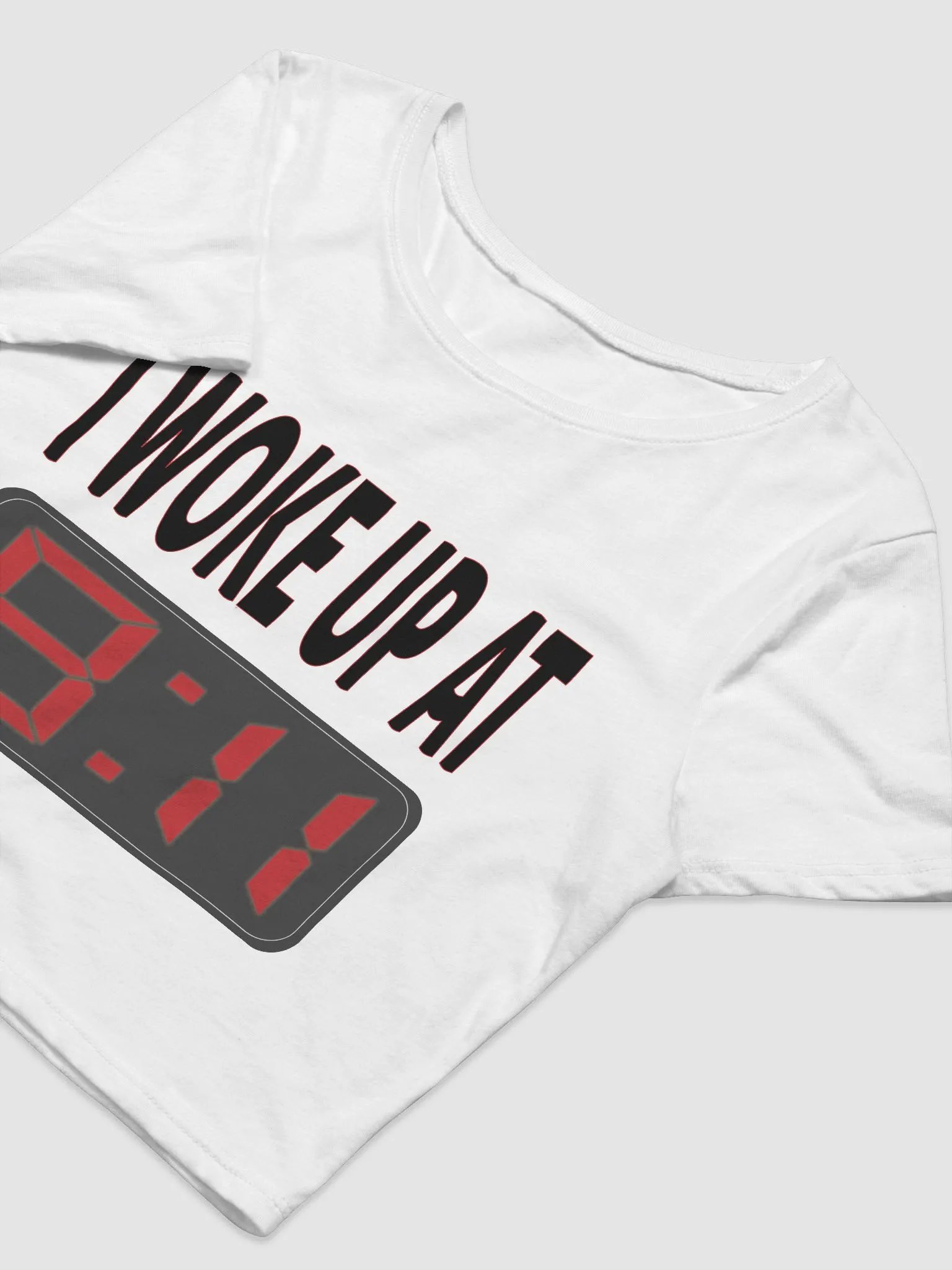 I Woke Up At 9:11 - Bella+Canvas Women's Crop Tee product image (3)