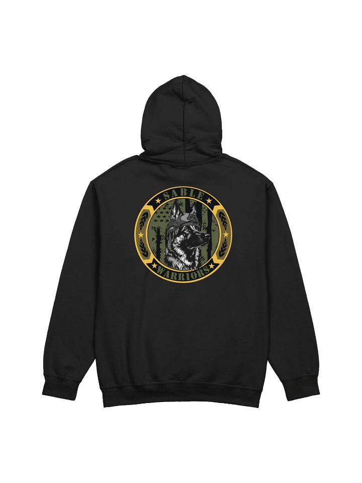 Sable Warriors Veteran Service Dog Hoodie: Helps Pair Veterans With A Service Dog product image (2)