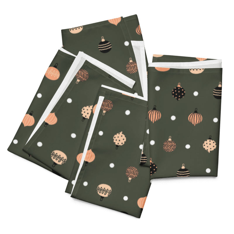 Festive Ornaments Cloth Napkin Set product image (6)