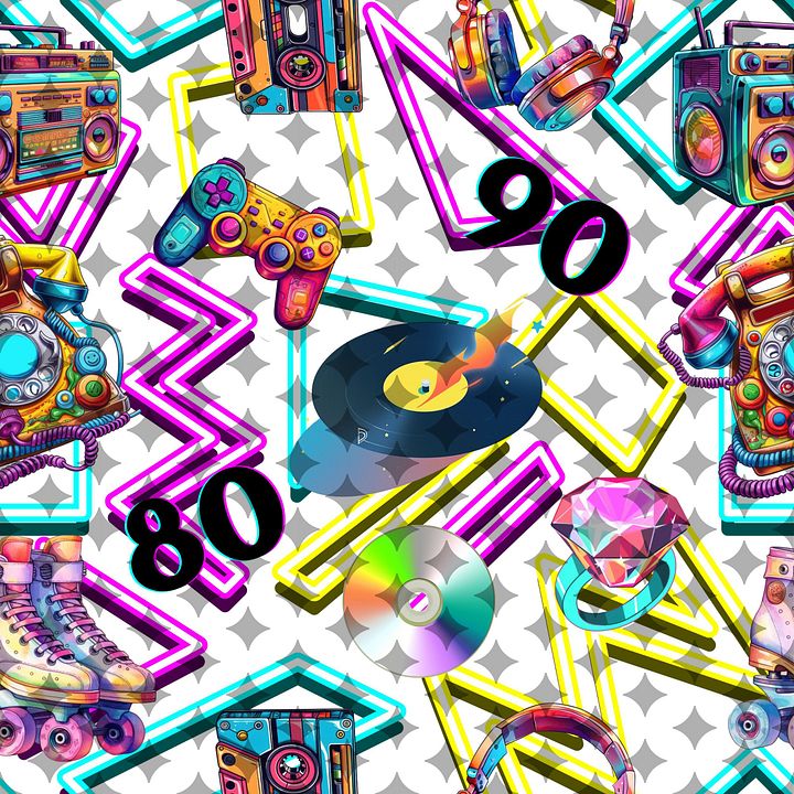 Retro Vibes Seamless Pattern product image (1)