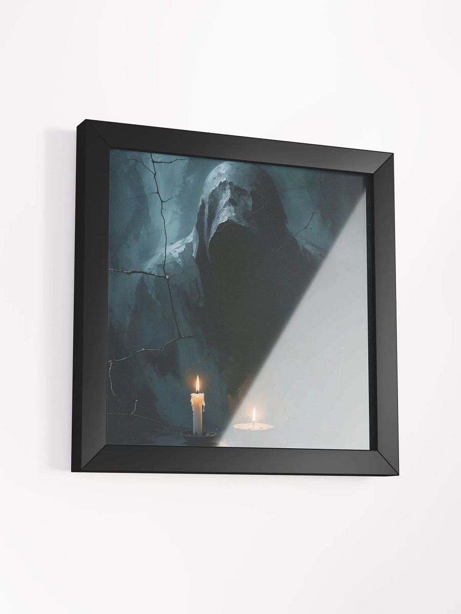 Shadowed Presence Framed Print product image (25)