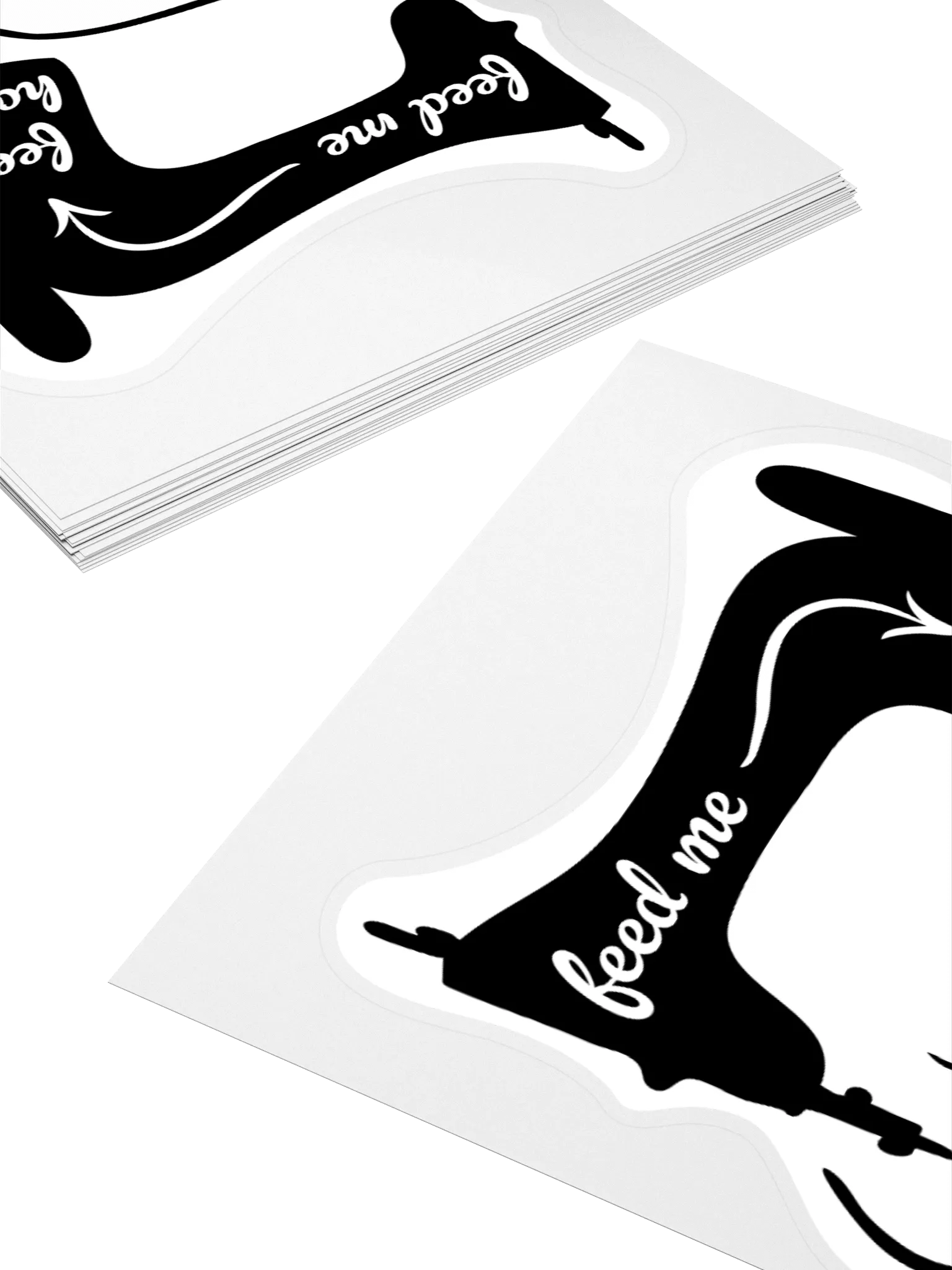 Feed me Feel happy Sticker product image (4)