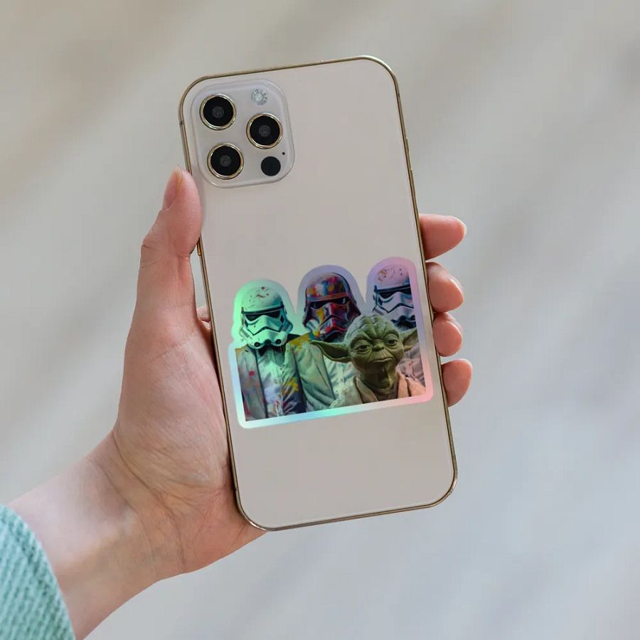 Galactic Splatter Stormtrooper w/Yoda Sticker Set product image (2)