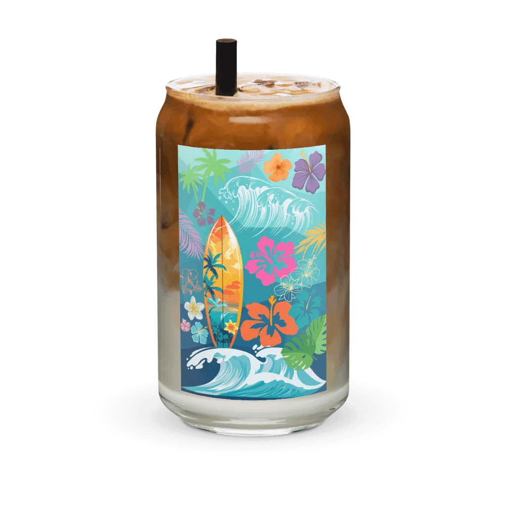 Tropical Escape Drinking Glass product image (6)