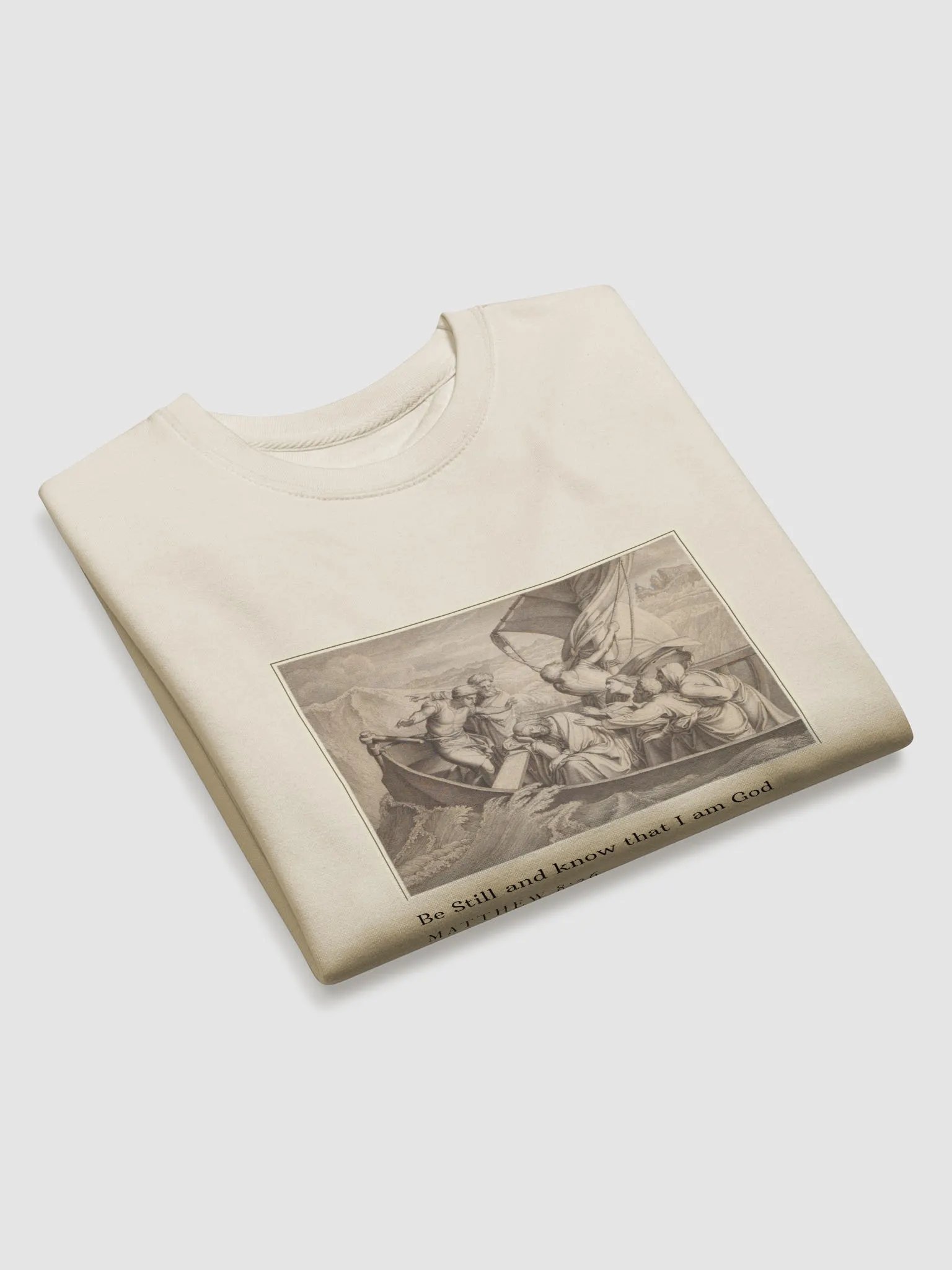 Be Still Long-Sleeve Crew-Neck unisex product image (3)