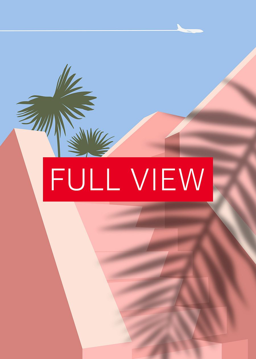 Boho travel art. Morocco poster #2 — boho travel poster product image (3)