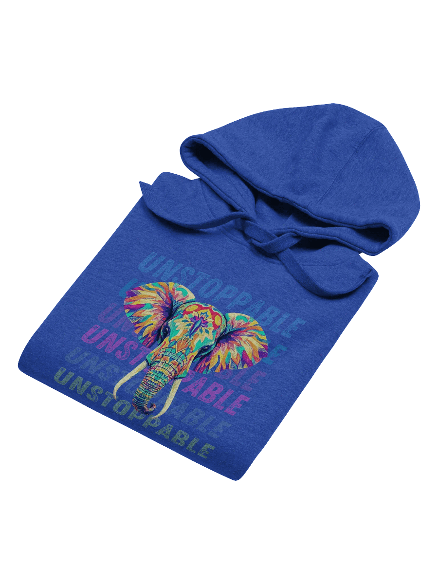 Unstoppable Front Elephant Graphic Hoodie product image (6)
