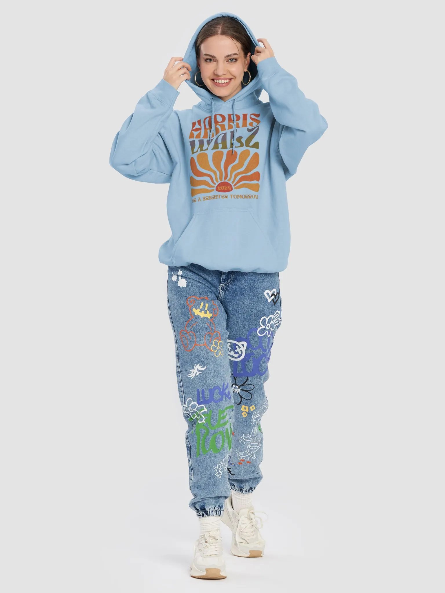 Harris Walz For A Brighter Tomorrow Hoodie product image (2)