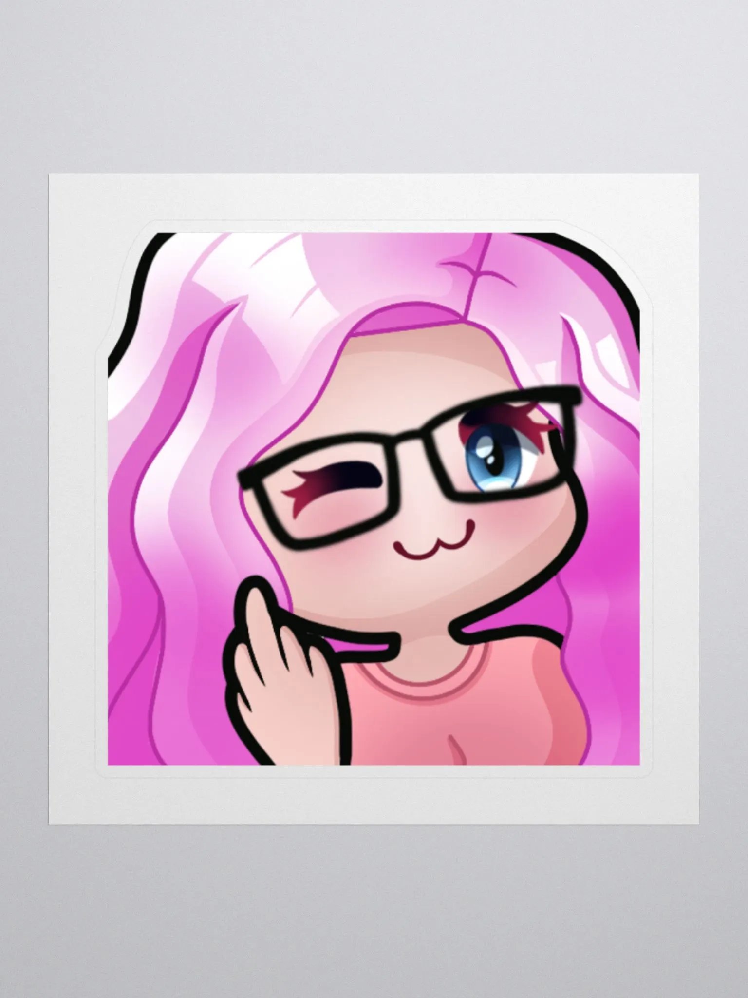 A Peachy Hello Sticker product image (1)