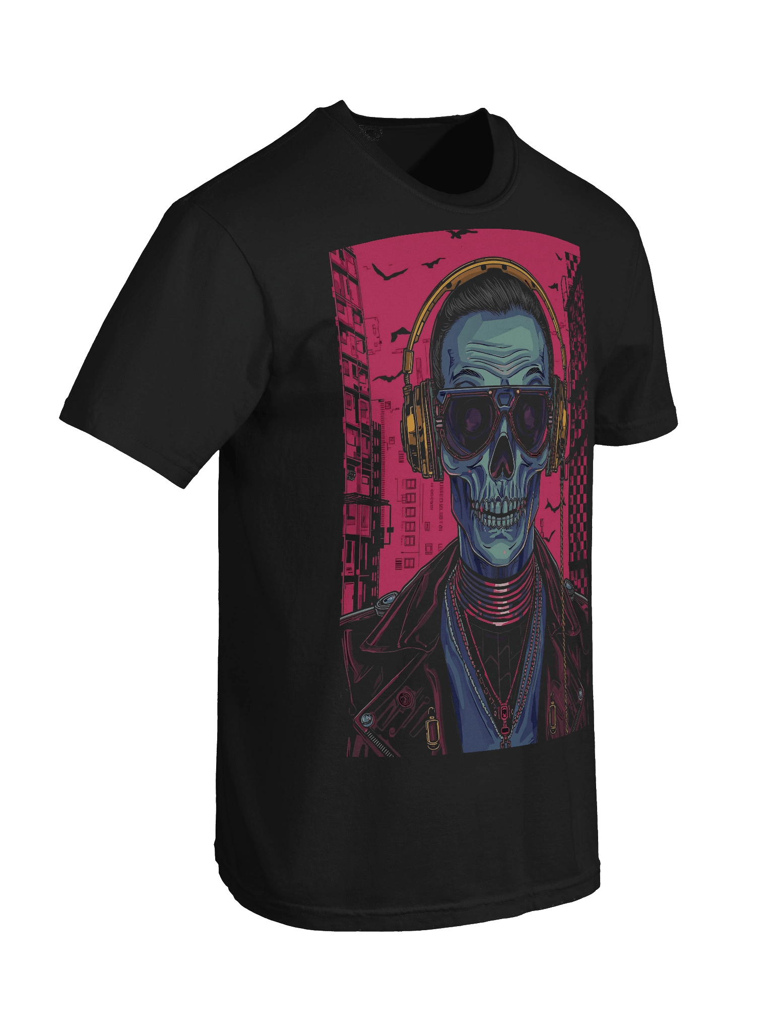 Cyber Skull Rapper Heavyweight T-Shirt product image (8)