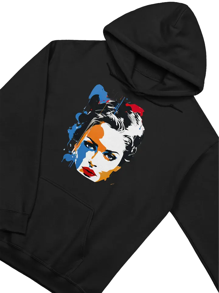 Abstract Girl - Gildan Classic Hoodie product image (2)