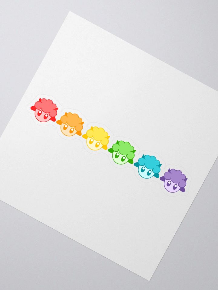 Rainbow Lamb Sticker product image (2)