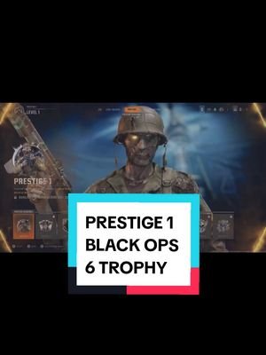 i didn't know after reach 55, prestige 1 was a thing 🤣 these things happen when you're out of touch with a game for 15 years #blackops6 #gamingclips #callofduty #only1aray #playstationtrophy 