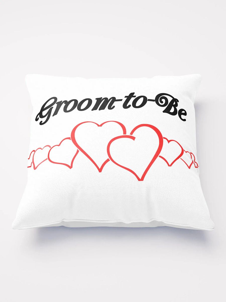 Groom-to-Be Throw Pillow product image (1)
