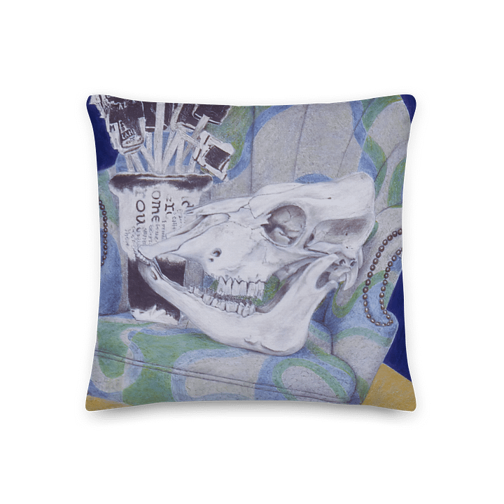 Skull Still Life Pillow product image (1)