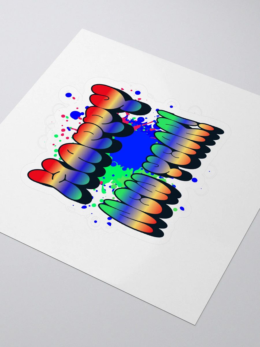 Happy New Years - Colorful Graffiti Design Sticker product image (3)
