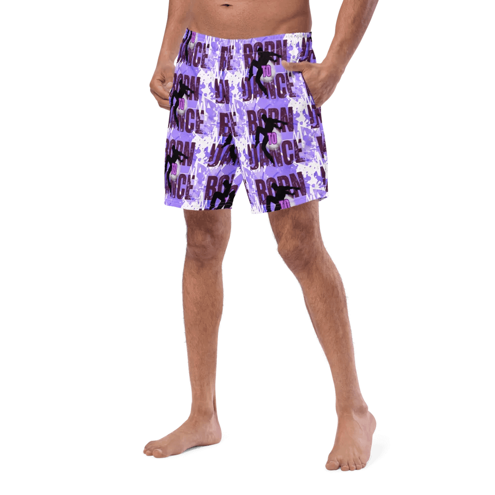 Born to Dance His Silhouette All-Over Swim Trunks product image (7)