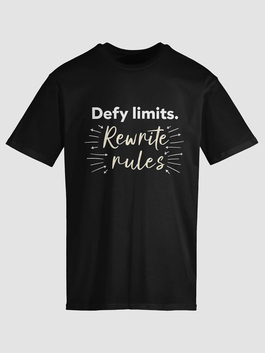 Defy Limits. Rewrite Rules. - Empower Your Inner Emma Watson and Transform Your Life with This Inspirational T-Shirt product image (5)