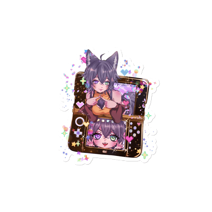 WolfcatRisi Gamer Waifu Magnet product image (2)