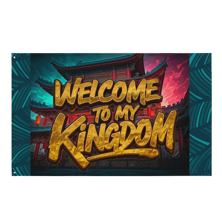 Kingdom Welcome All-Over Flag product image (1)