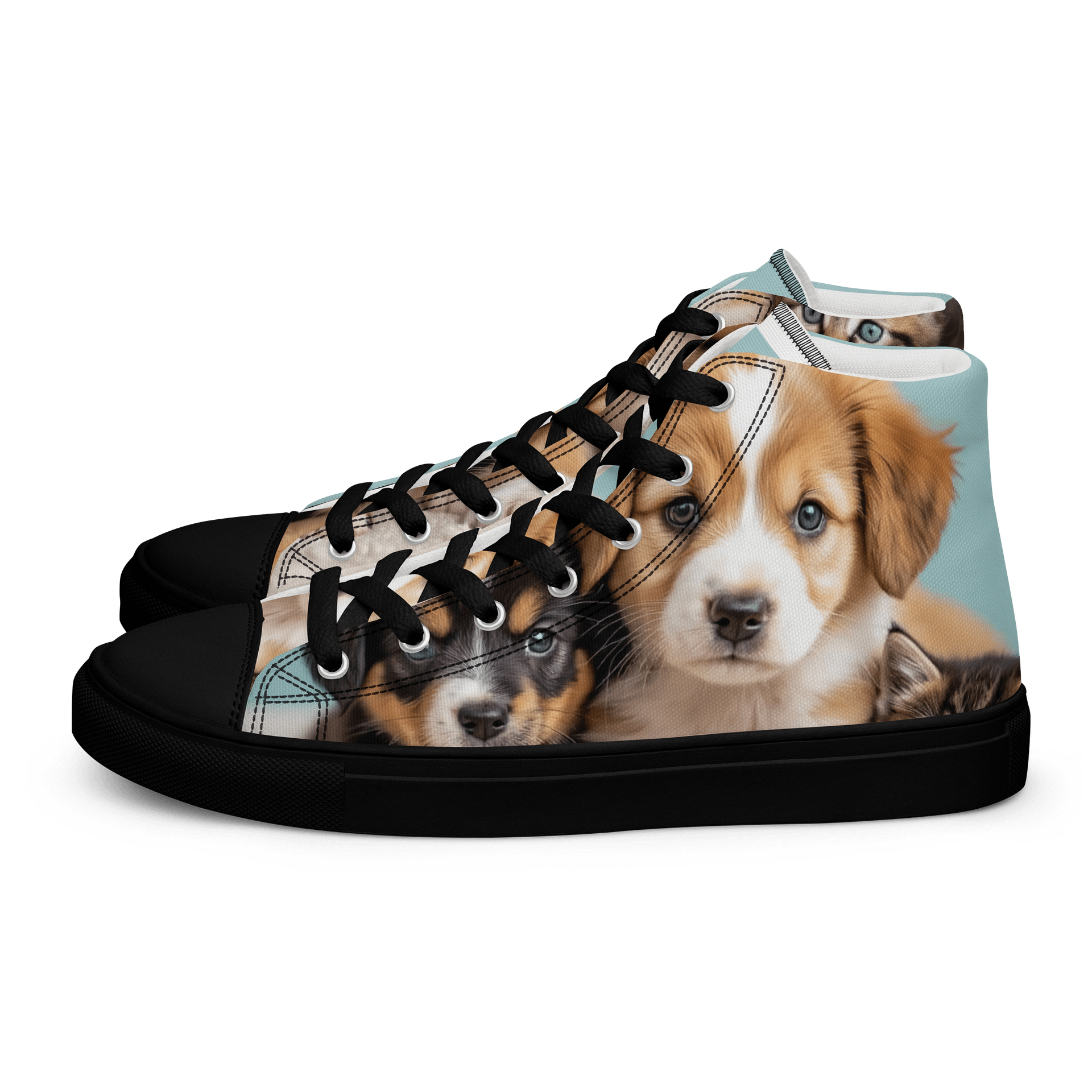 Pawsitively Adorable High Top Canvas Shoes product image (1)