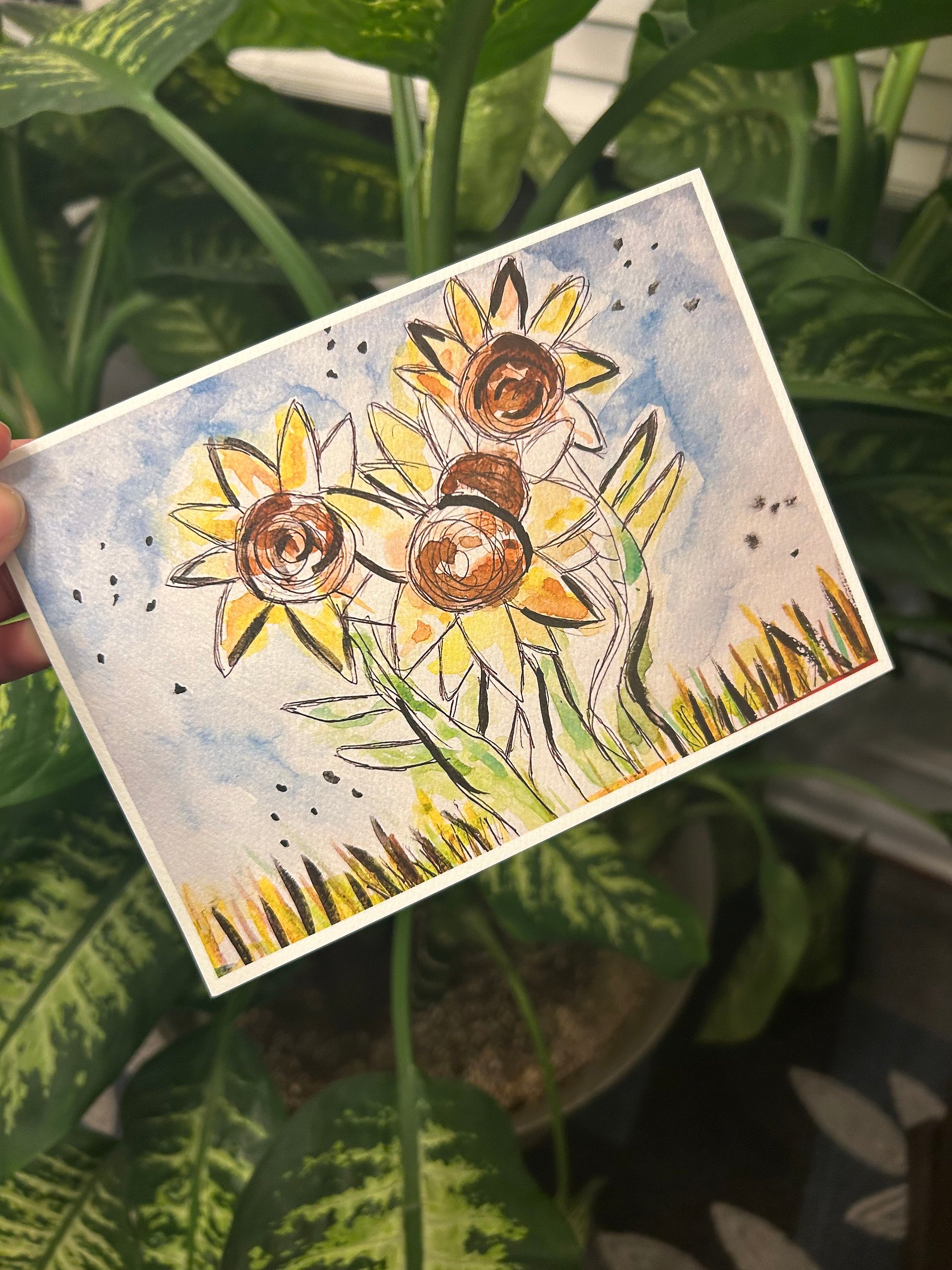 5x7 art prints of Addy’s original watercolor paintings! product image (5)