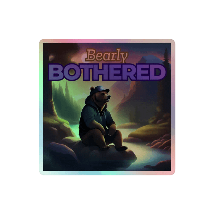 Team Chris Bearly Bothered Sticker product image (2)
