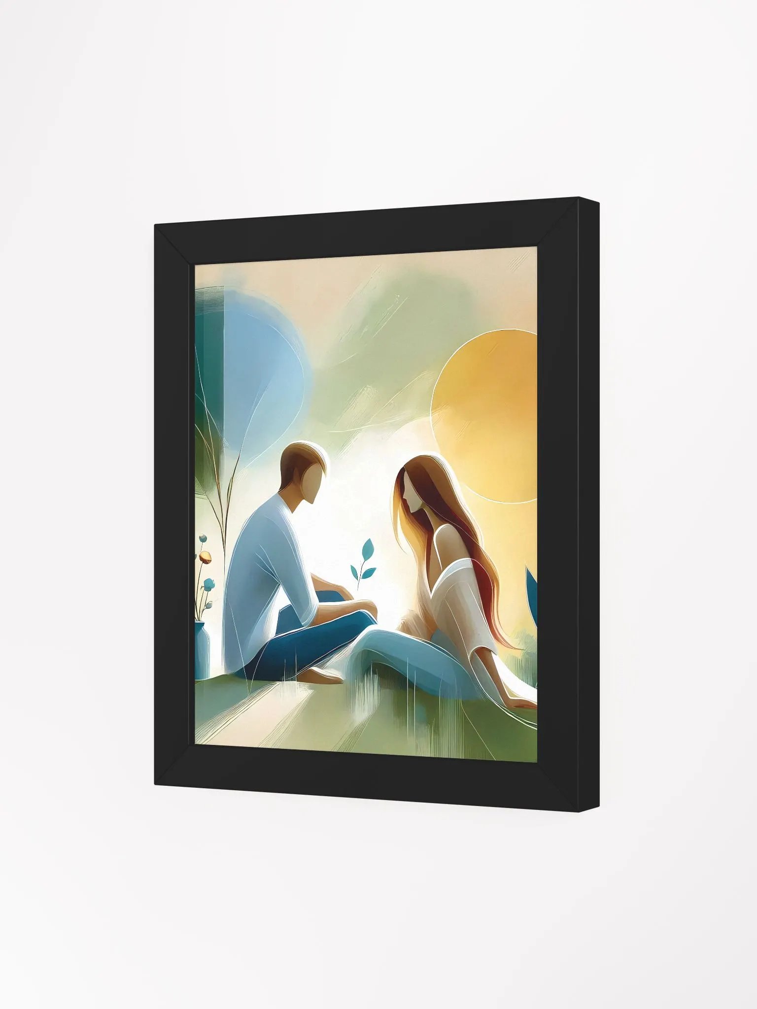 Love Art Frame | Couple Painting | Couple Frame | Painting #A5 product image (25)