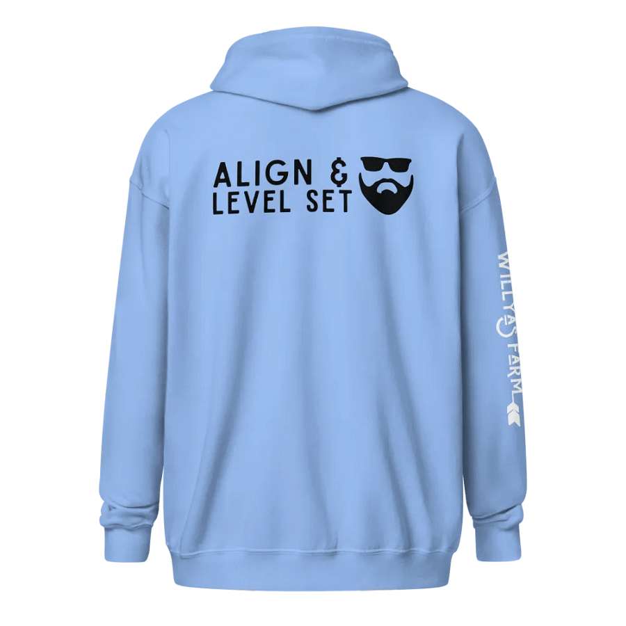 Align & Level Set- Quotes by Jon Full Zip Hoodie product image (2)