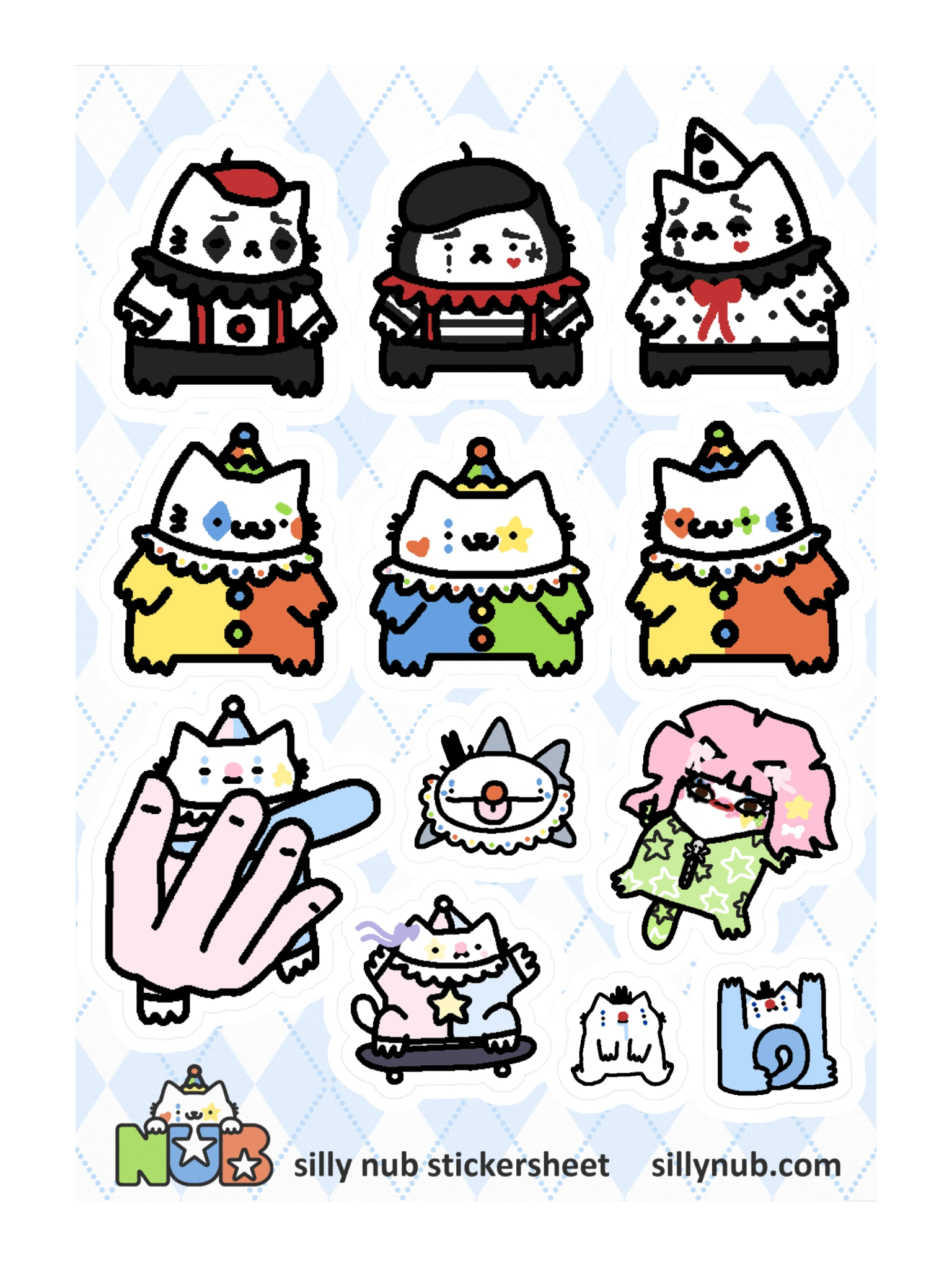 I LIKE CLOWNS stickers product image (1)