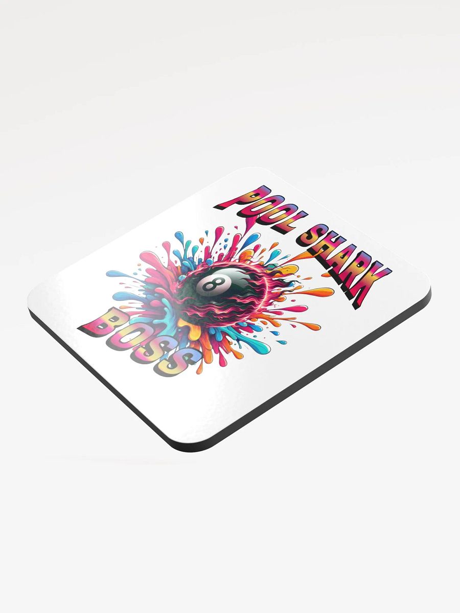 Pool Shark Boss Splashy Eight-Ball Cork Coaster product image (3)