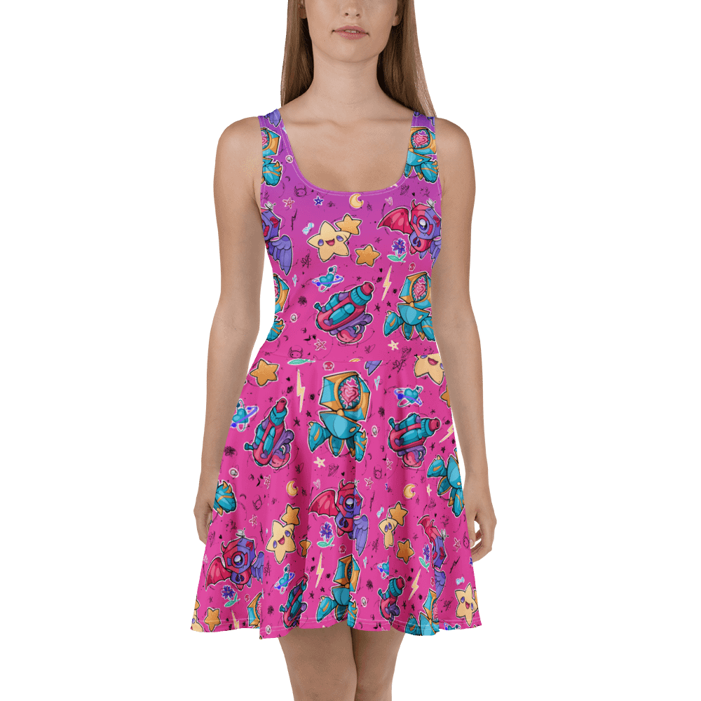 Whimsical Wonders Skater Dress product image (2)