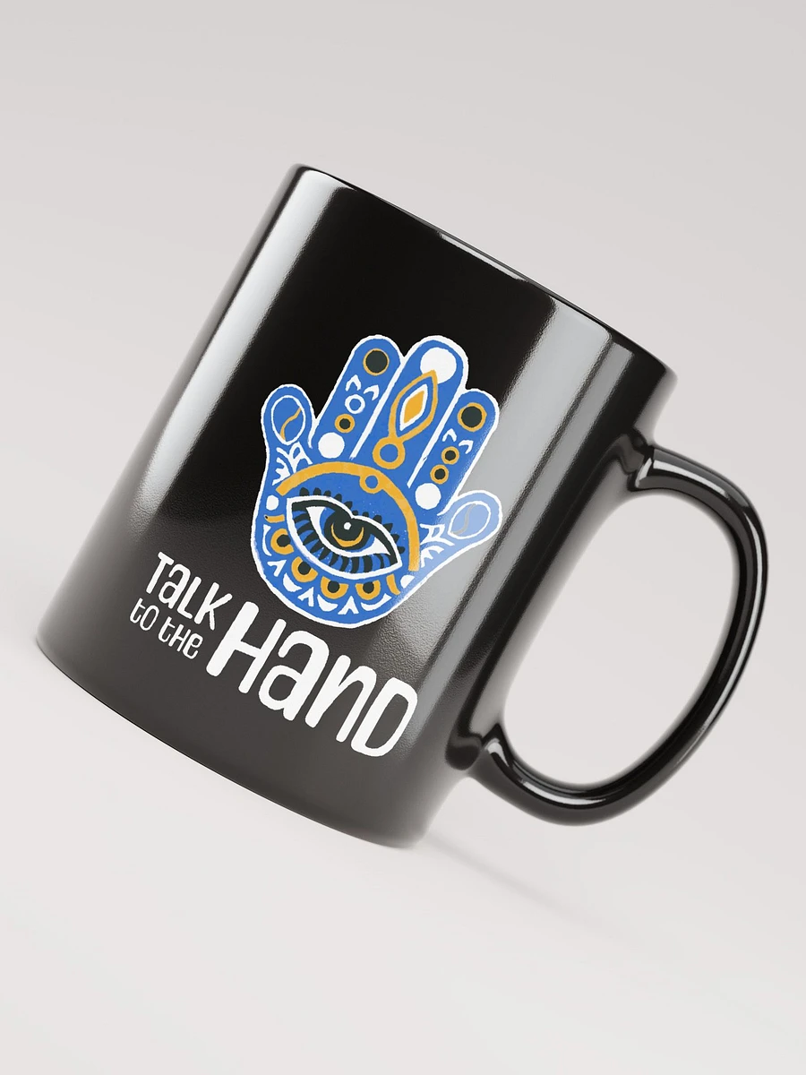 Talk to the Hand Hamsa Mug product image (4)