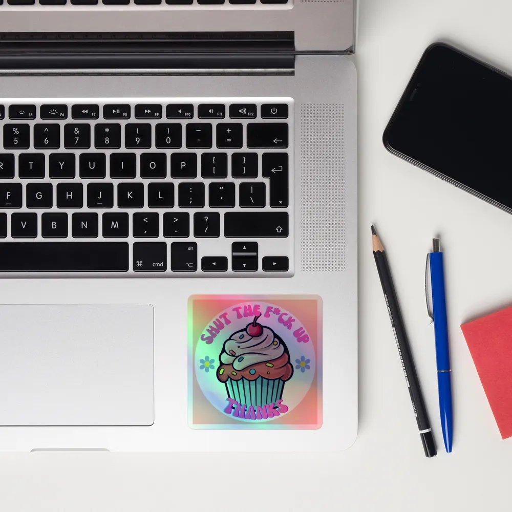 It's My STFU-Cake Holographic Sticker Sheet product image (12)