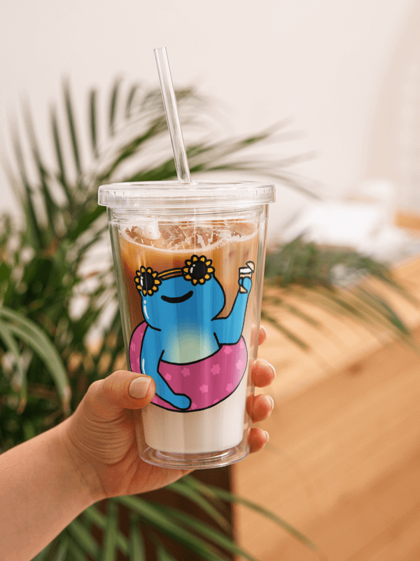 Hot Froge Summer Double-Walled Plastic Tumbler product image (2)