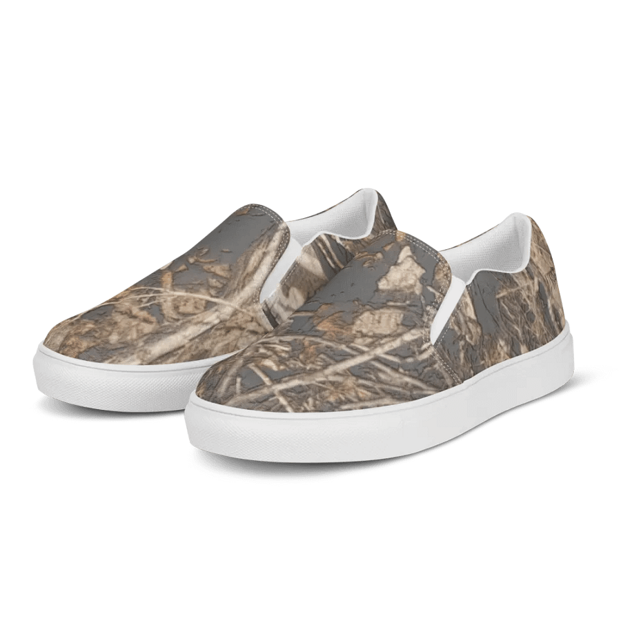Men's Slip-On Canvas Shoes - Dead Split - It Happennnns Camo product image (5)