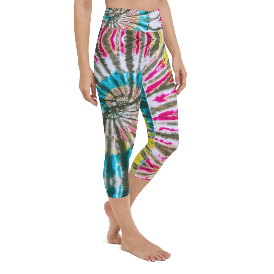 Cosmic Burst Yoga Capri Leggings product image (2)